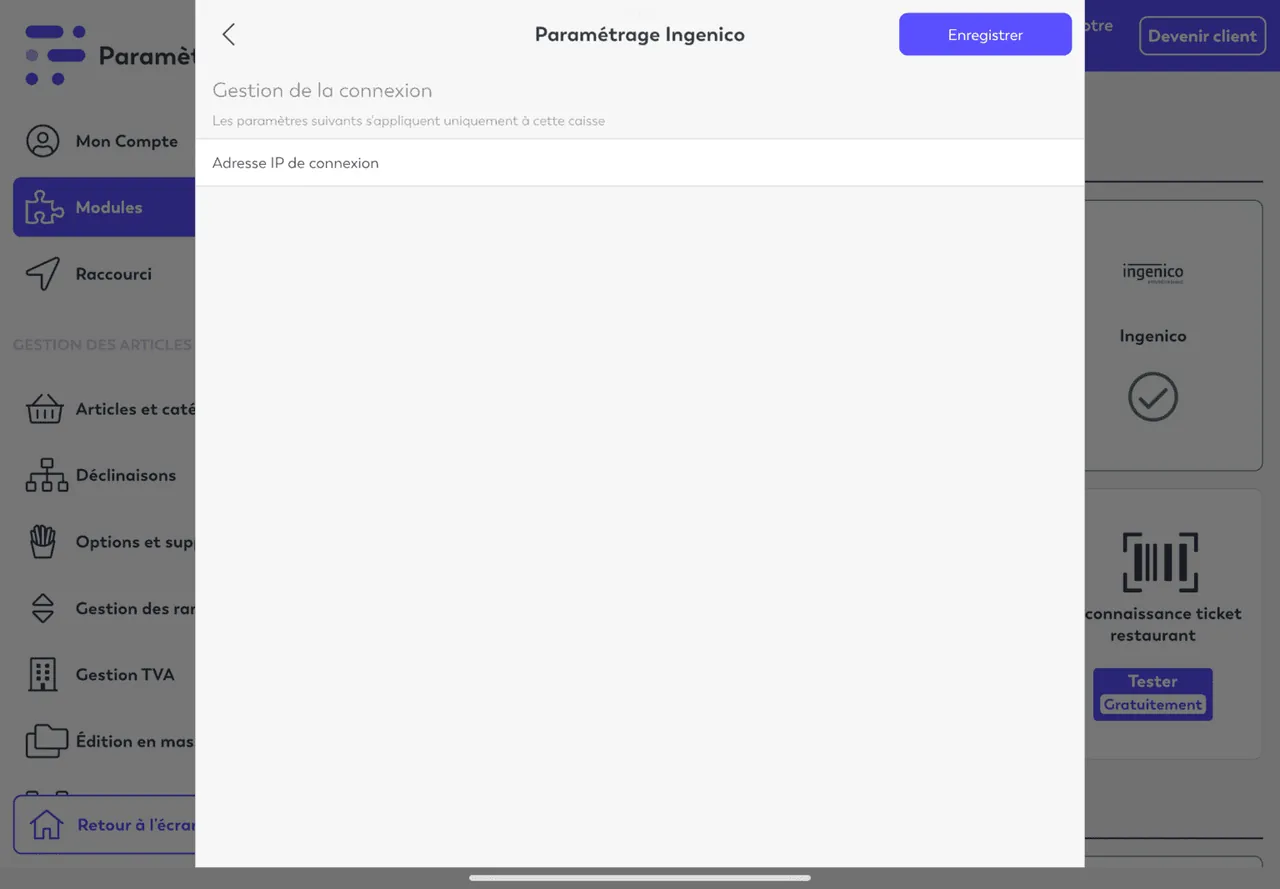 parametrage