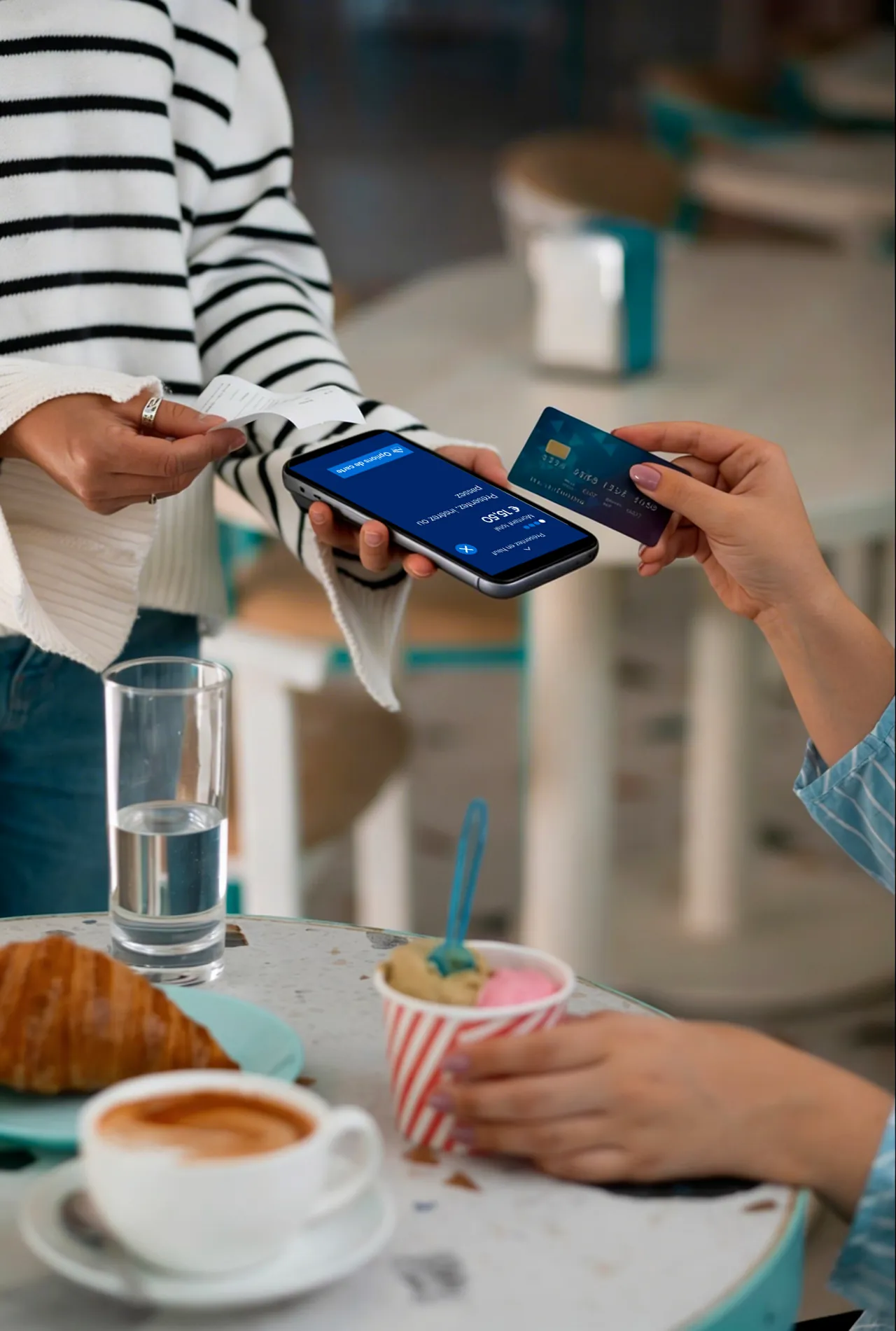 Food-truck, encaissement Tap to Pay sur iPhone avec carte client