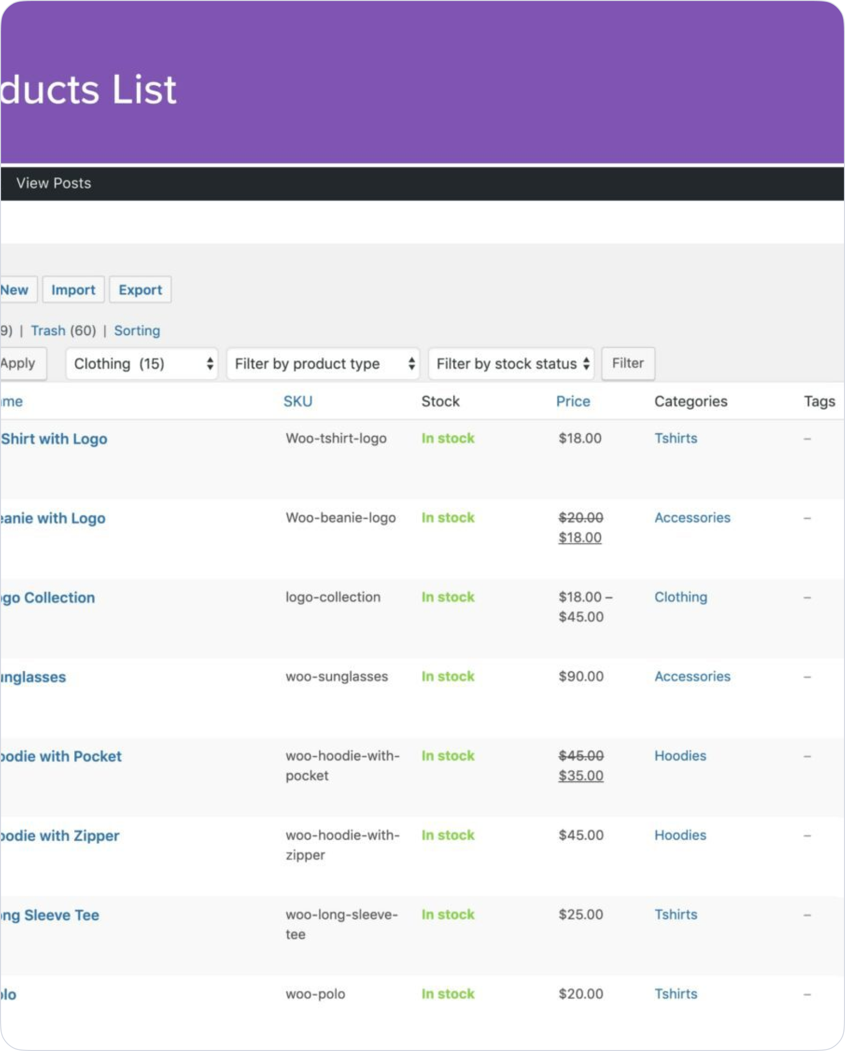 Woocommerce